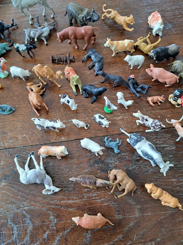 Set kleine dieren, sommige uit de jaren 70, Ophalen of Verzenden