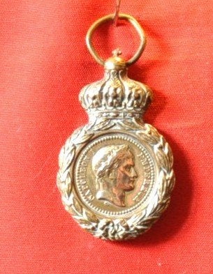 medaille de sainte Helene en bronze effigie de napoléon, Enlèvement ou Envoi, Bronze
