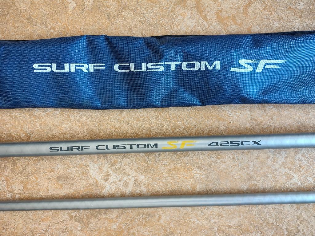 STRAND HENGEL SHIMANO SURF CUSTUM 425 CX, Watersport en Boten, Hengelsport | Algemeen, Zo goed als nieuw, Werphengel, Ophalen