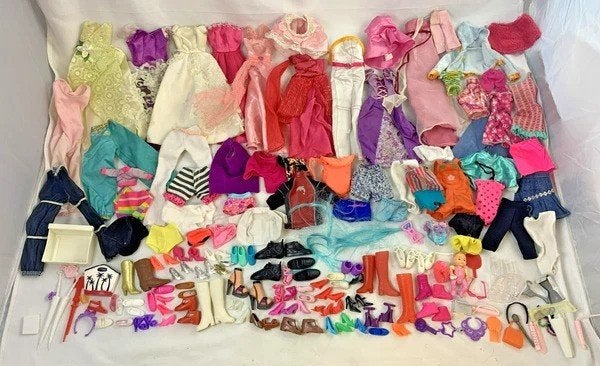 Vêtements de poupée Barbie, chaussures, accessoires, ensembl, Collections, Envoi, Comme neuf, Accessoires