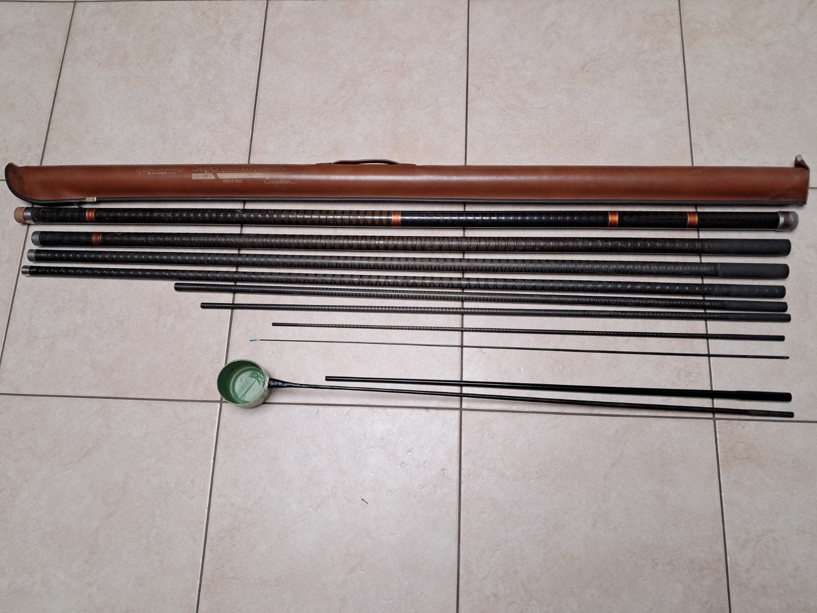 Canne au coup Browning., Enlèvement, Utilisé, Ensemble complet
