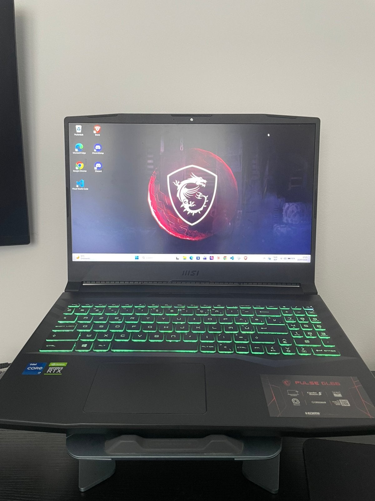 MSI Pulse GL66 11UCK-028BE, Informatique & Logiciels, Ordinateurs portables Windows, Enlèvement ou Envoi, 16 pouces, Comme neuf