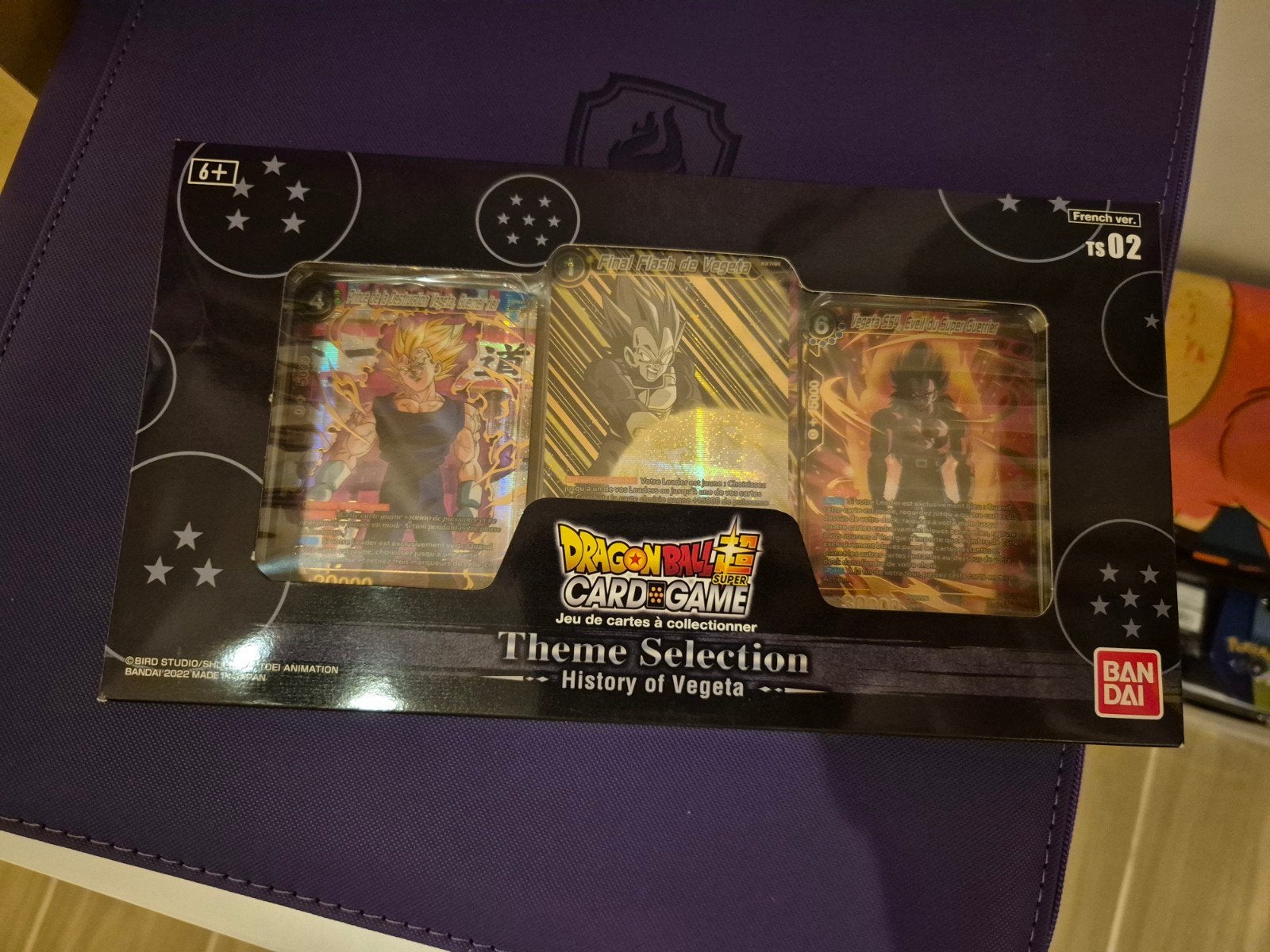Coffret carte Histoire de Vegeta, Enlèvement, Neuf, Carte(s) à jouer