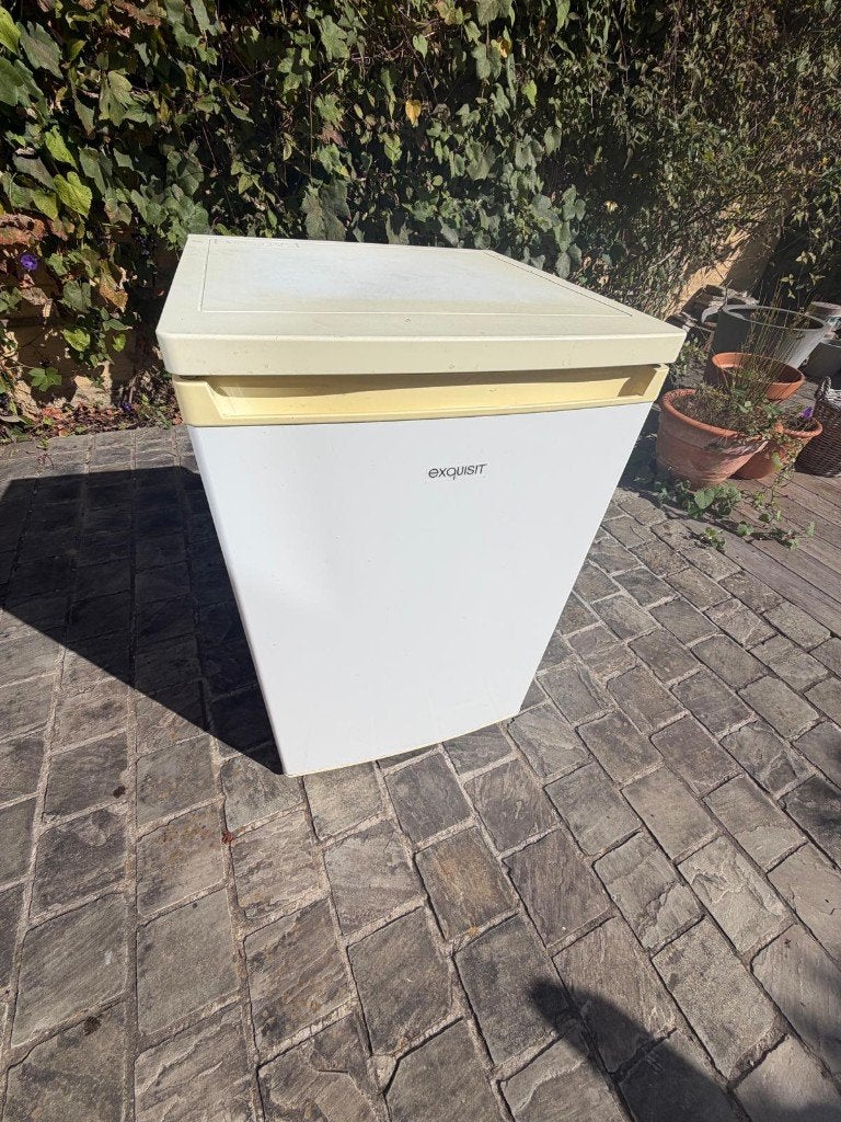 Réfrigérateur autoportant blanc Exquisit, Moins de 100 cm, Enlèvement, Utilisé, 50 à 100 cm