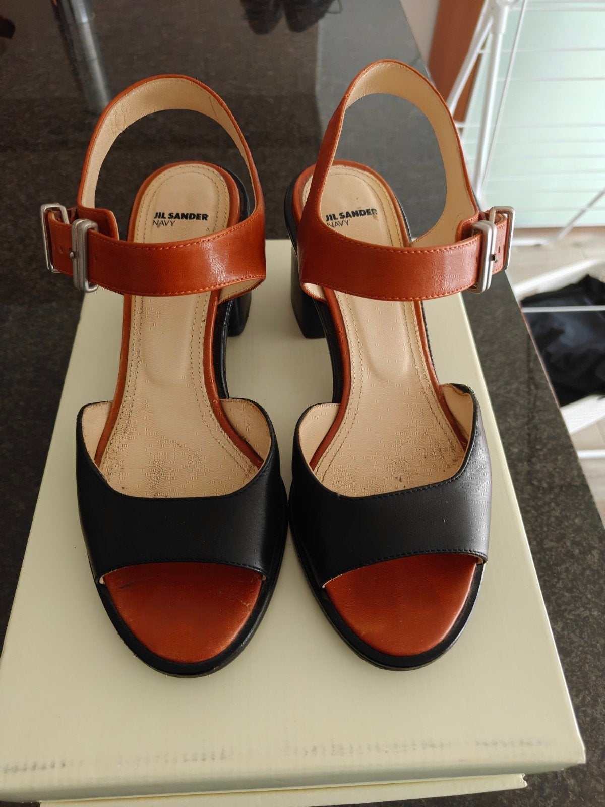 sandalen, Jill Sanders Navy, Zwart, Dansschoenen, Ophalen of Verzenden
