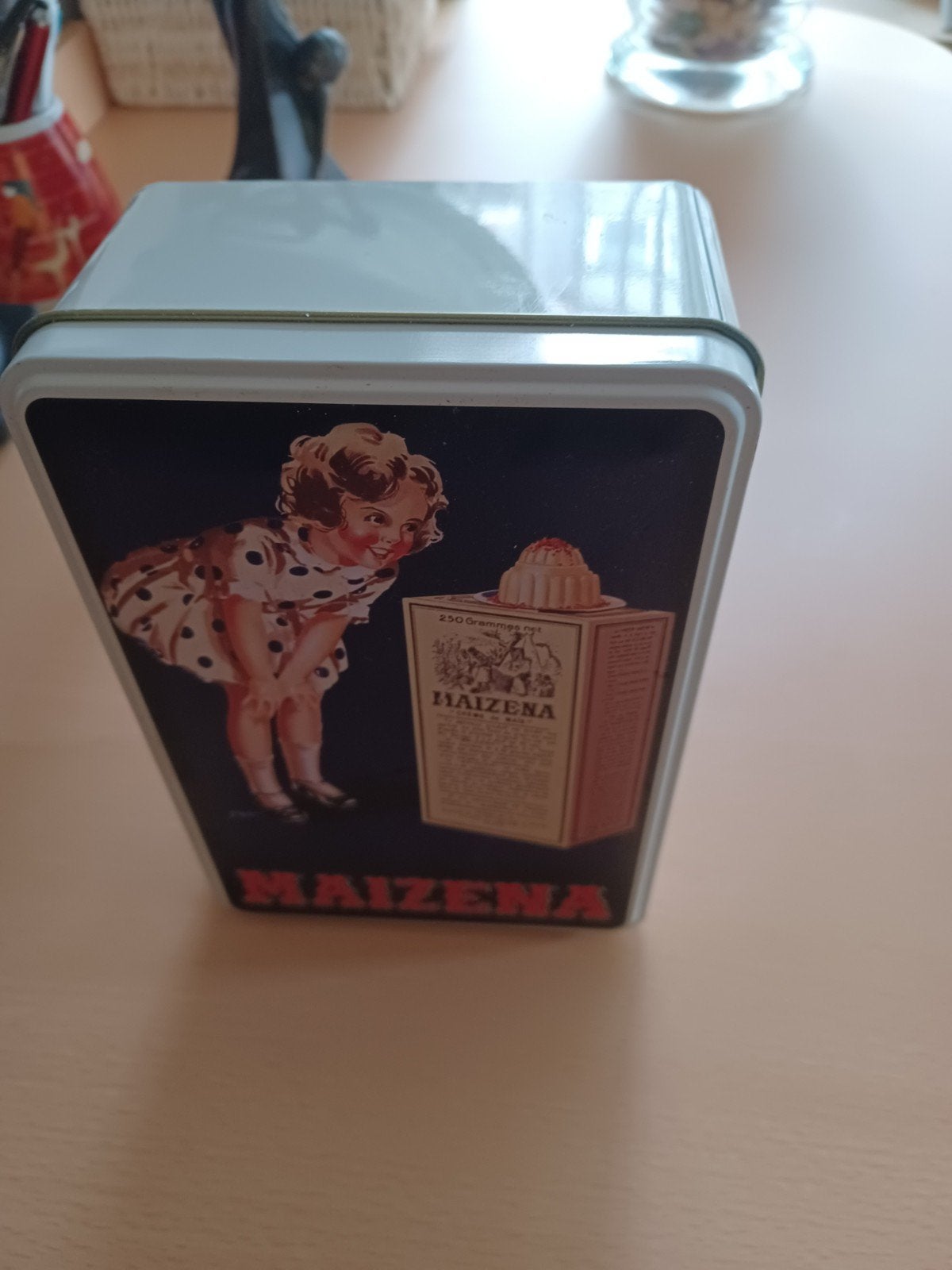 vintage blik zeer goede staat, Verzamelen, Ophalen