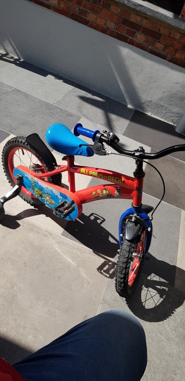 kinderfiets wielmaat 14, Fietsen en Brommers, Ophalen, Terugtraprem, Minder dan 16 inch