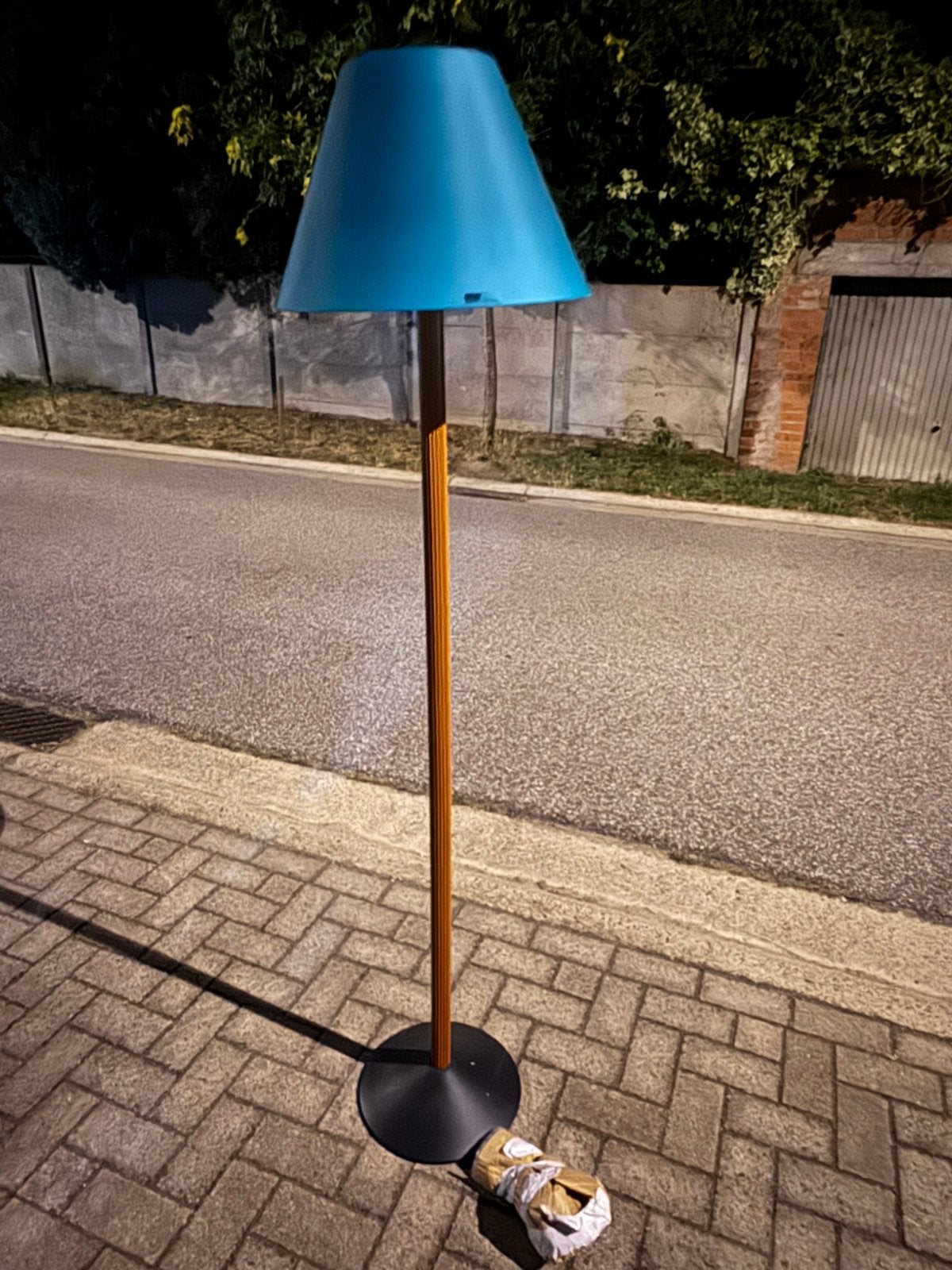 Vintage Murano Staanlamp, TRE di Vetro (Firme di Vetro), Ophalen, Zo goed als nieuw