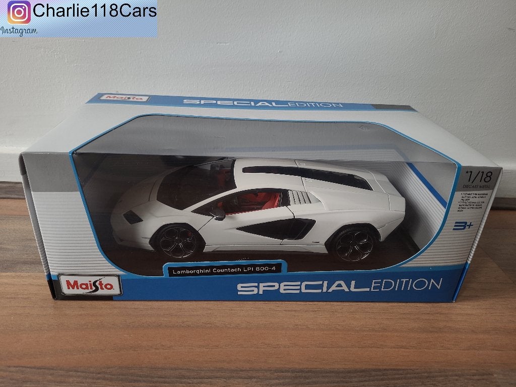 Maisto 1/18 Lamborghini Countach LPI 800-4, Enlèvement ou Envoi, Neuf, Maisto