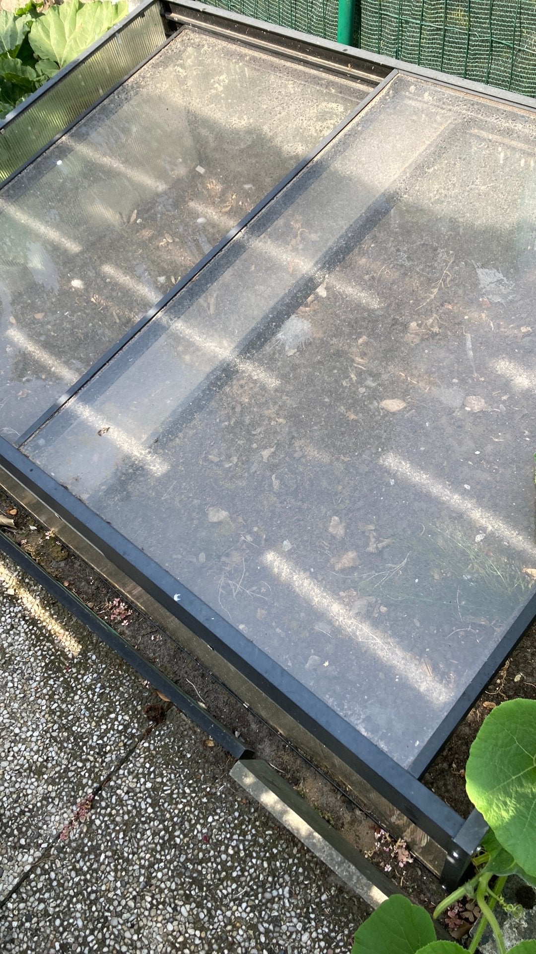 Glazen serrebak, Tuin en Terras, Ophalen, Gebruikt