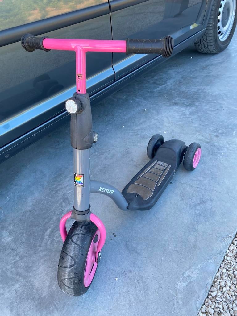 Roze driewielerstep kettler, Fietsen en Brommers, Fietsen | Kinderfietsjes, Ophalen
