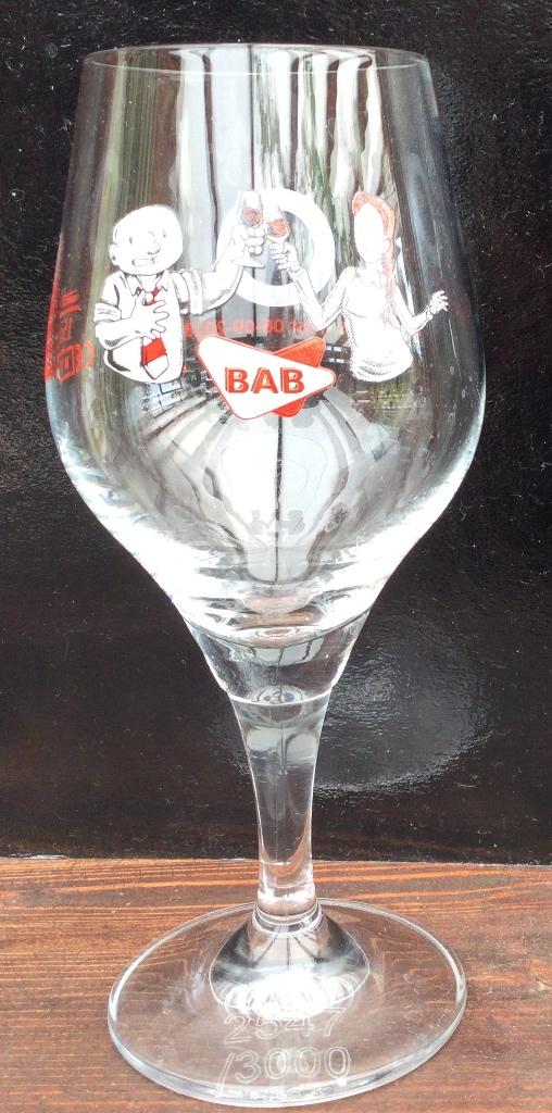Bier brouwerij Bab Brugge proeft koppel langste toost 2018, Verzamelen, Biermerken, Ophalen of Verzenden, Zo goed als nieuw