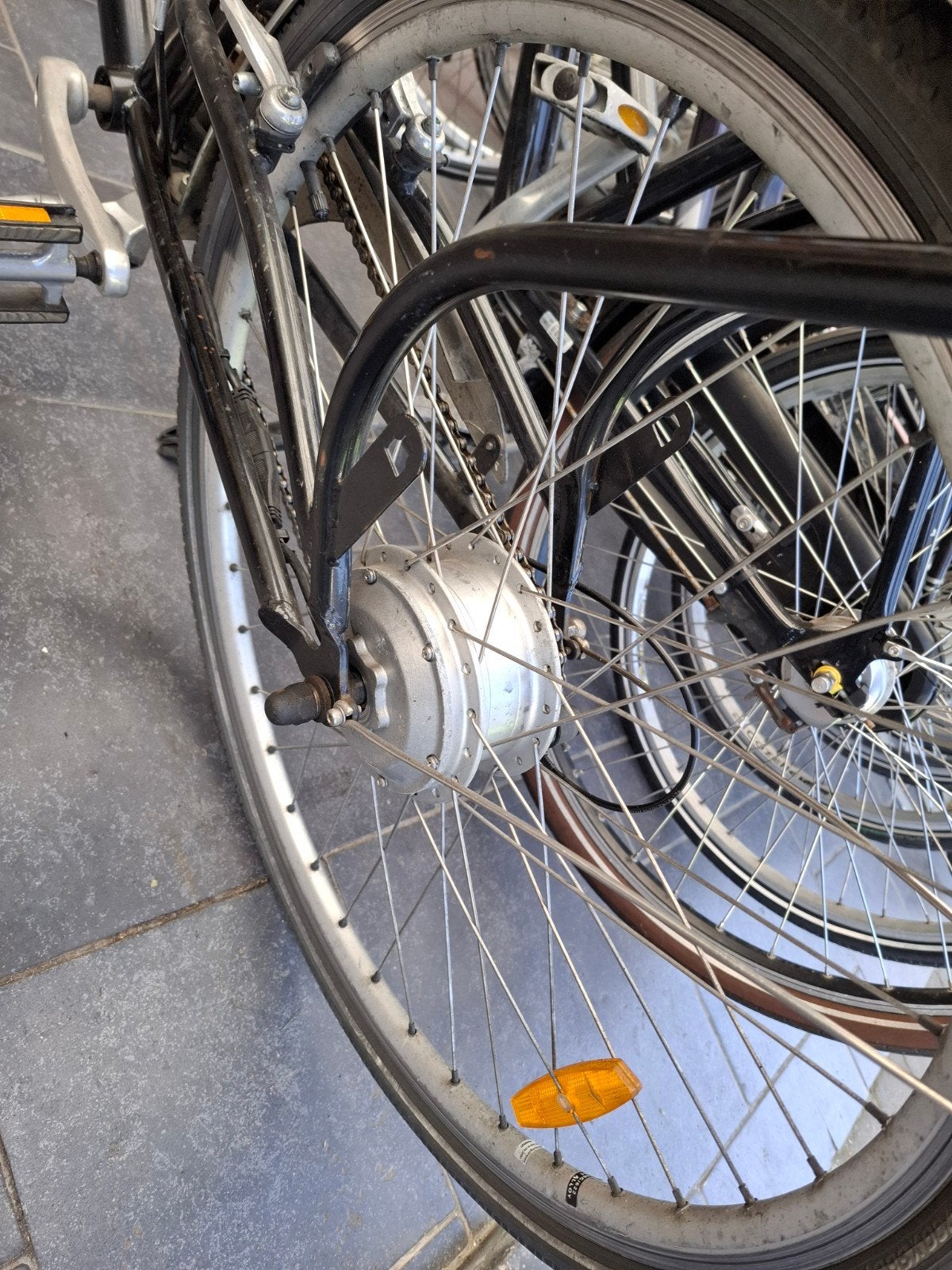achterwiel elektrische fiets, Ophalen, Elektrische fiets