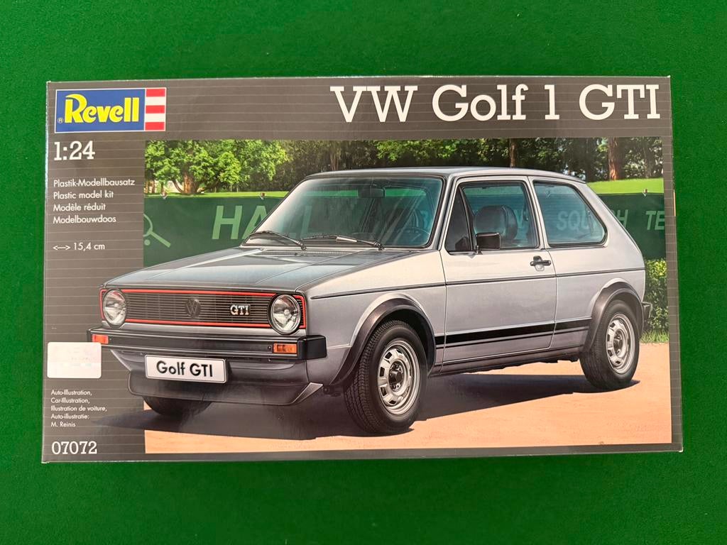 VW Golf GTi Revell 1/24, Ophalen, Zo goed als nieuw, Auto, Revell