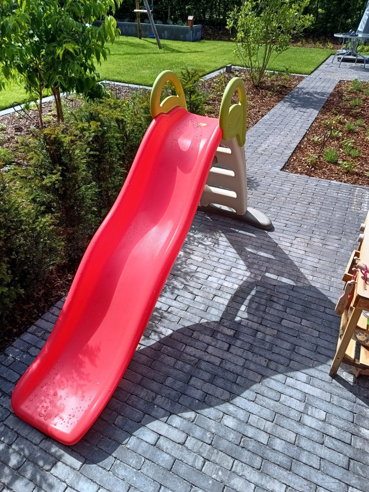 Smoby glijbaan met wateraansluiting, Kinderen en Baby's, Speelgoed | Buiten | Speeltoestellen, Ophalen, Glijbaan