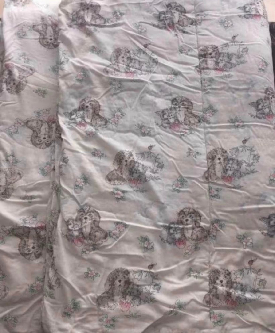 Bedsprei deken eenpersoonsbed hond, Ophalen of Verzenden, Zo goed als nieuw