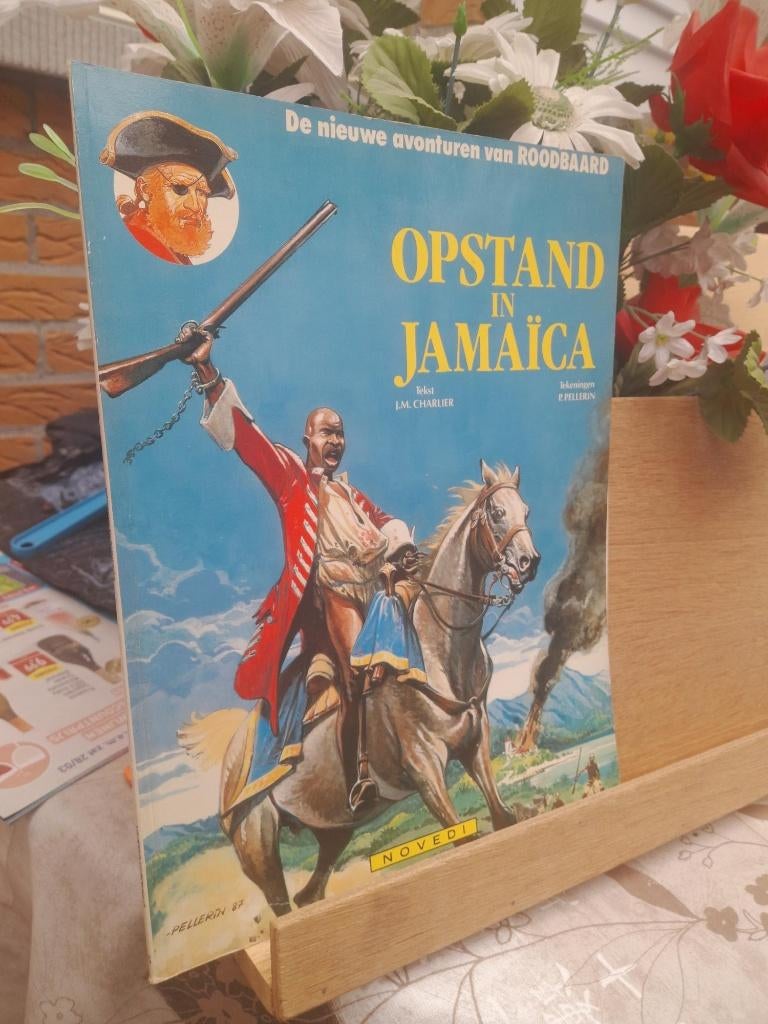 roodbaard nr 24 opstand in jamaica, Eén stripboek, Ophalen of Verzenden, Zo goed als nieuw, Charlier Pellerin