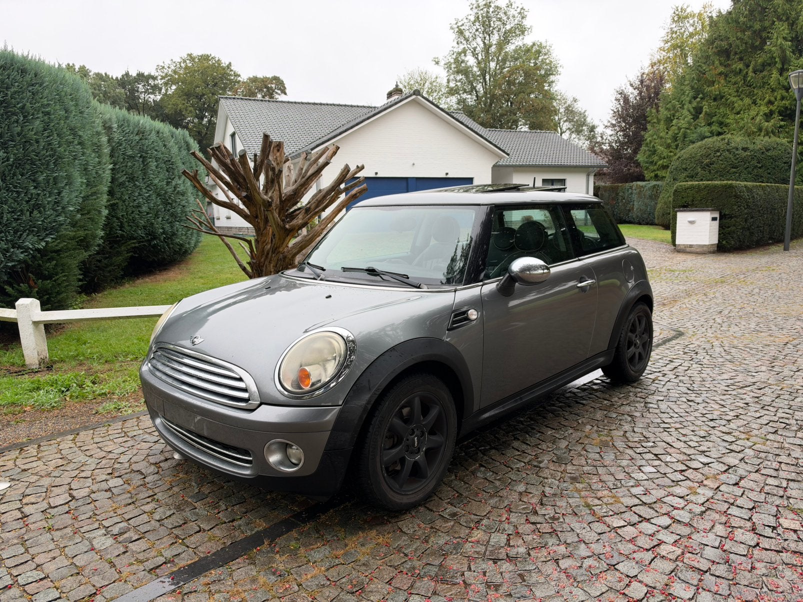 Mini Cooper 1.4, Cuir, Argent ou Gris, Achat, Noir