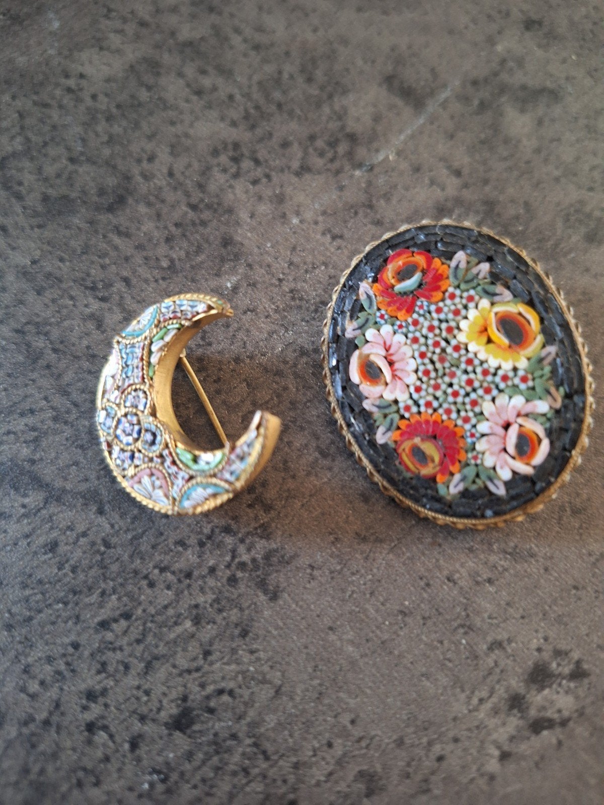 bijoux anciens en micro-mosaiques, Bijoux, Sacs & Beauté, Enlèvement ou Envoi