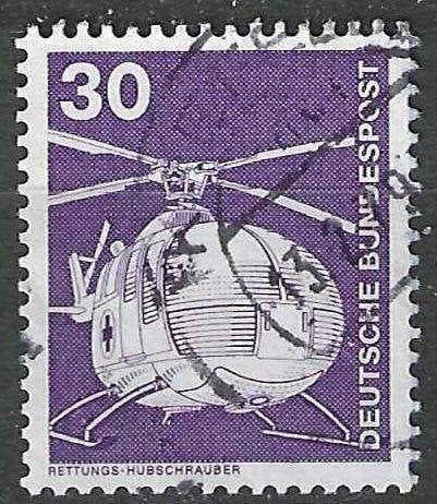 Duitsland Bundespost 1975-1976 - Yvert 698 - Industrie (ST), Verzenden, Gestempeld