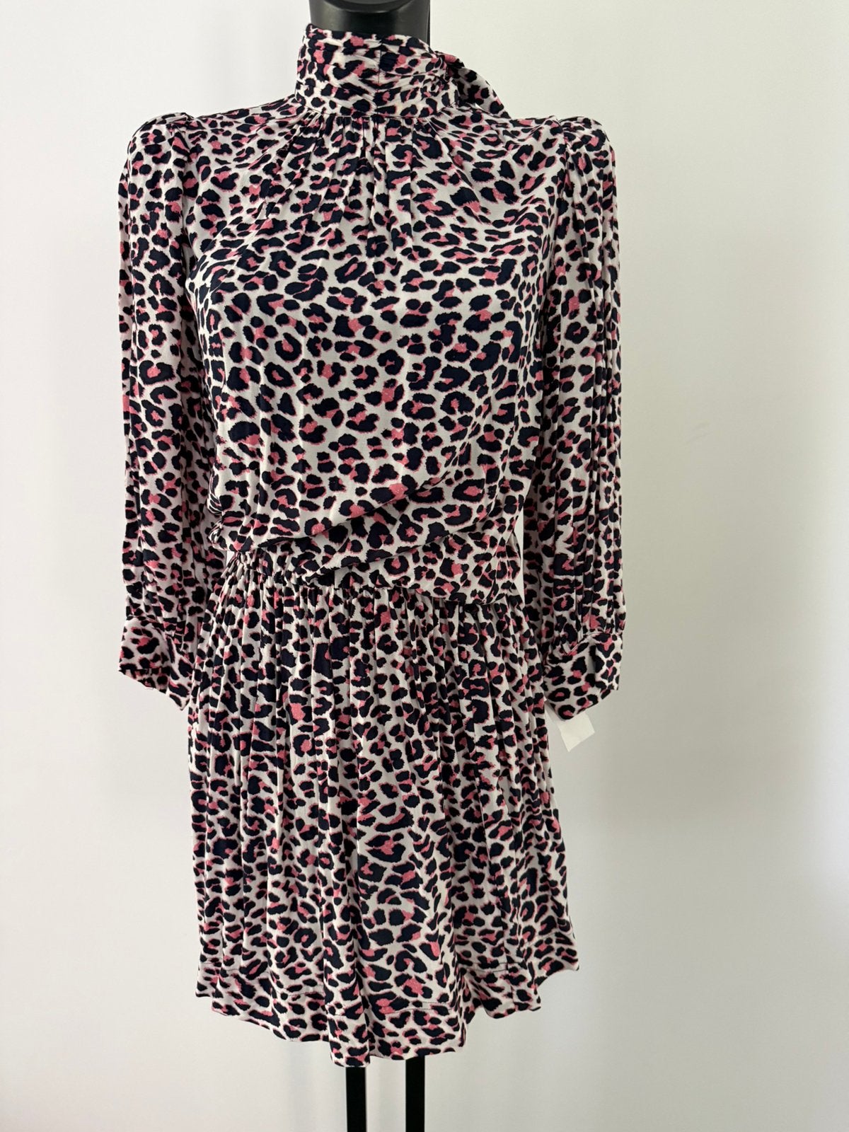 Ongedr Zadig & Voltaire jurk, Rivali Print Leo, Neuf, Autres couleurs, Au-dessus du genou, Taille 34 (XS) ou plus petite