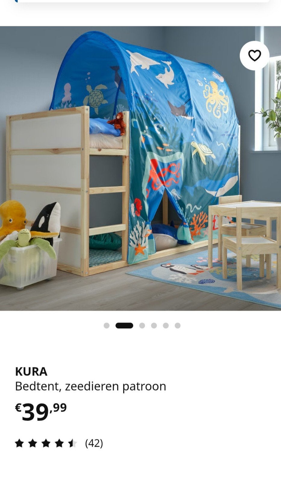 Keerbaar bed KURA van Ikea + bedtent + gymnastiekmat  Ikea, Kinderen en Baby's, Ophalen