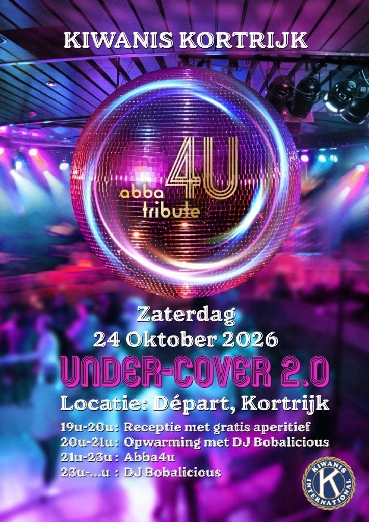 2 x feest ticket abba kortrijk