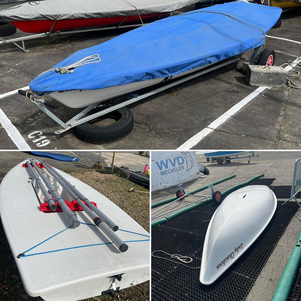 Laser Ilca Zeilboot, Enlèvement, Utilisé