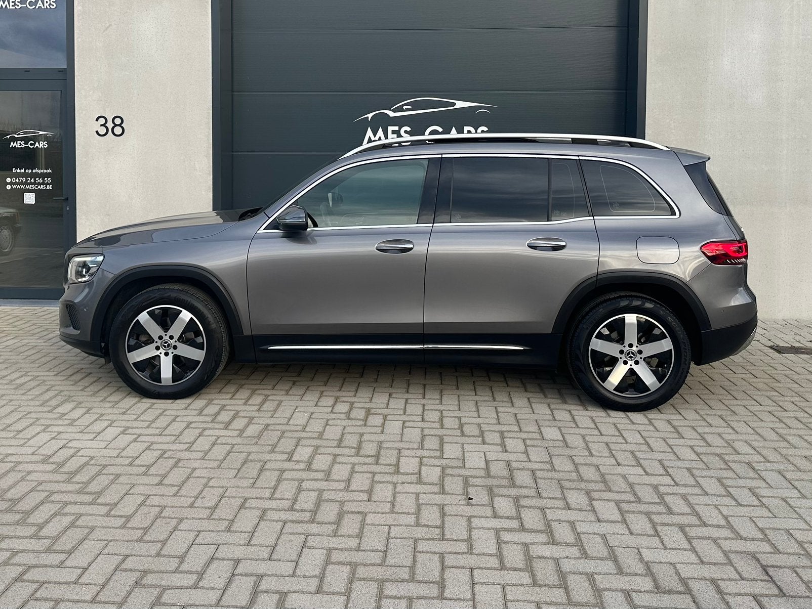 Mercedes-Benz GLB 2.0D Automatique / Full BiXenon Pano 2022, Autos, Mercedes-Benz, Cuir, Argent ou Gris, Entreprise, Entretenue par le concessionnaire