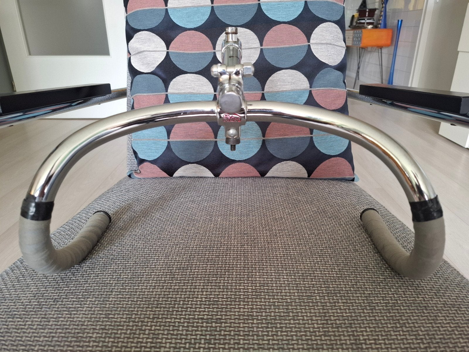 Titan verstelbare baanfiets Piste stuurpen stuur fixed gear., Fietsen en Brommers, Gebruikt, Stuur, Staal, Ophalen of Verzenden