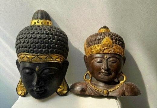 Decoratie maskers Boeddhisme, Huis en Inrichting, Woonaccessoires | Boeddhabeelden, Ophalen