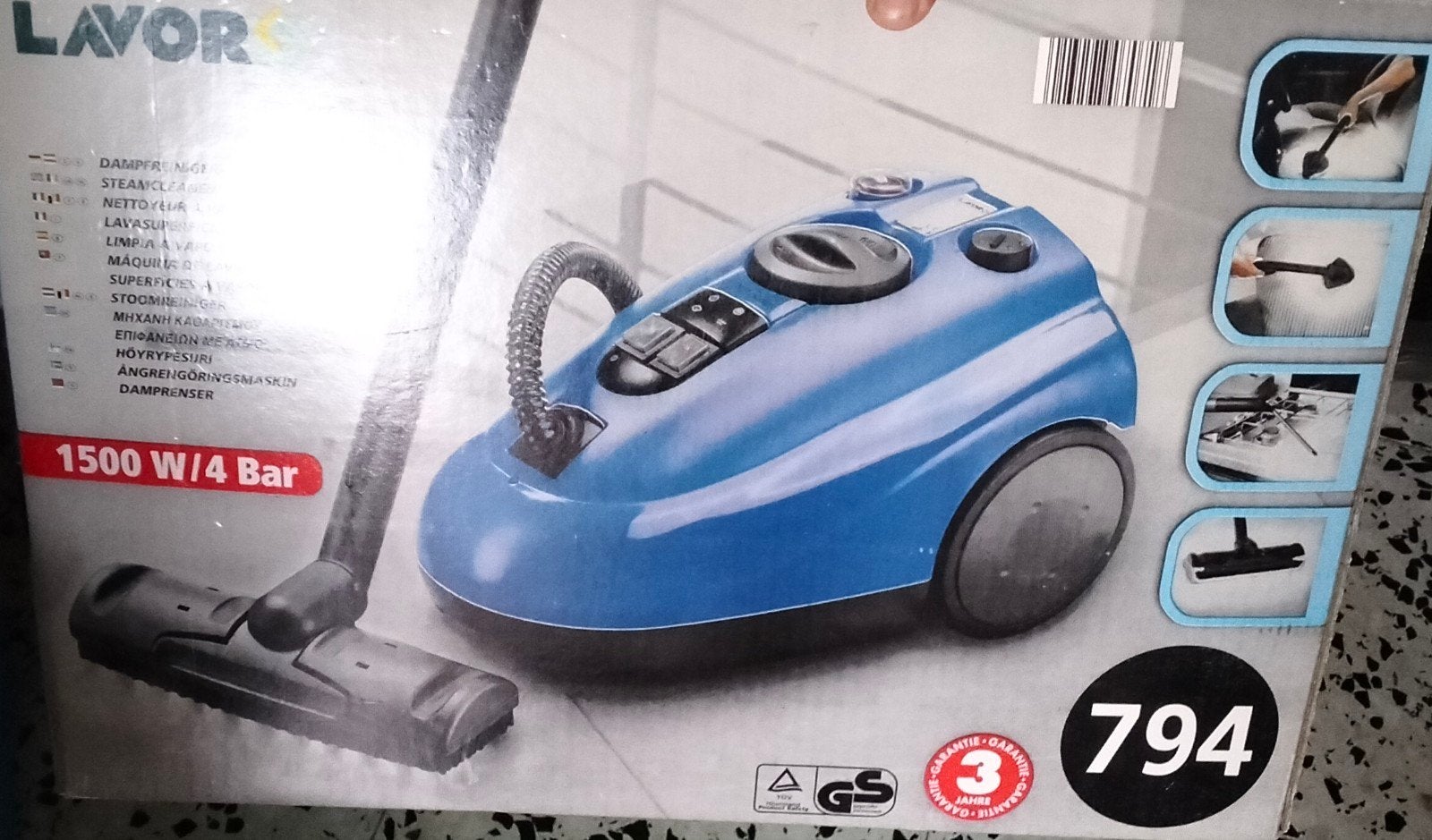 Nettoyeur vapeur lavor, Ophalen, Zo goed als nieuw