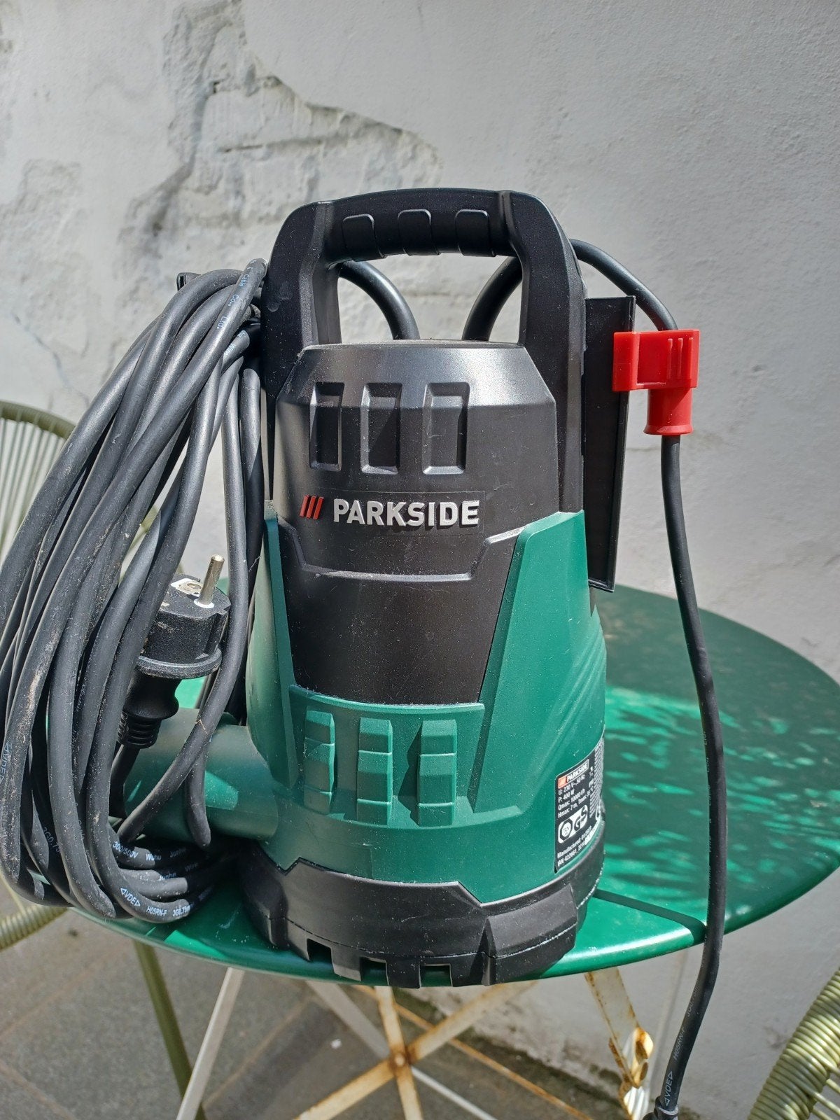 PARKSIDE dompelpomp, Zo goed als nieuw, Handmatig