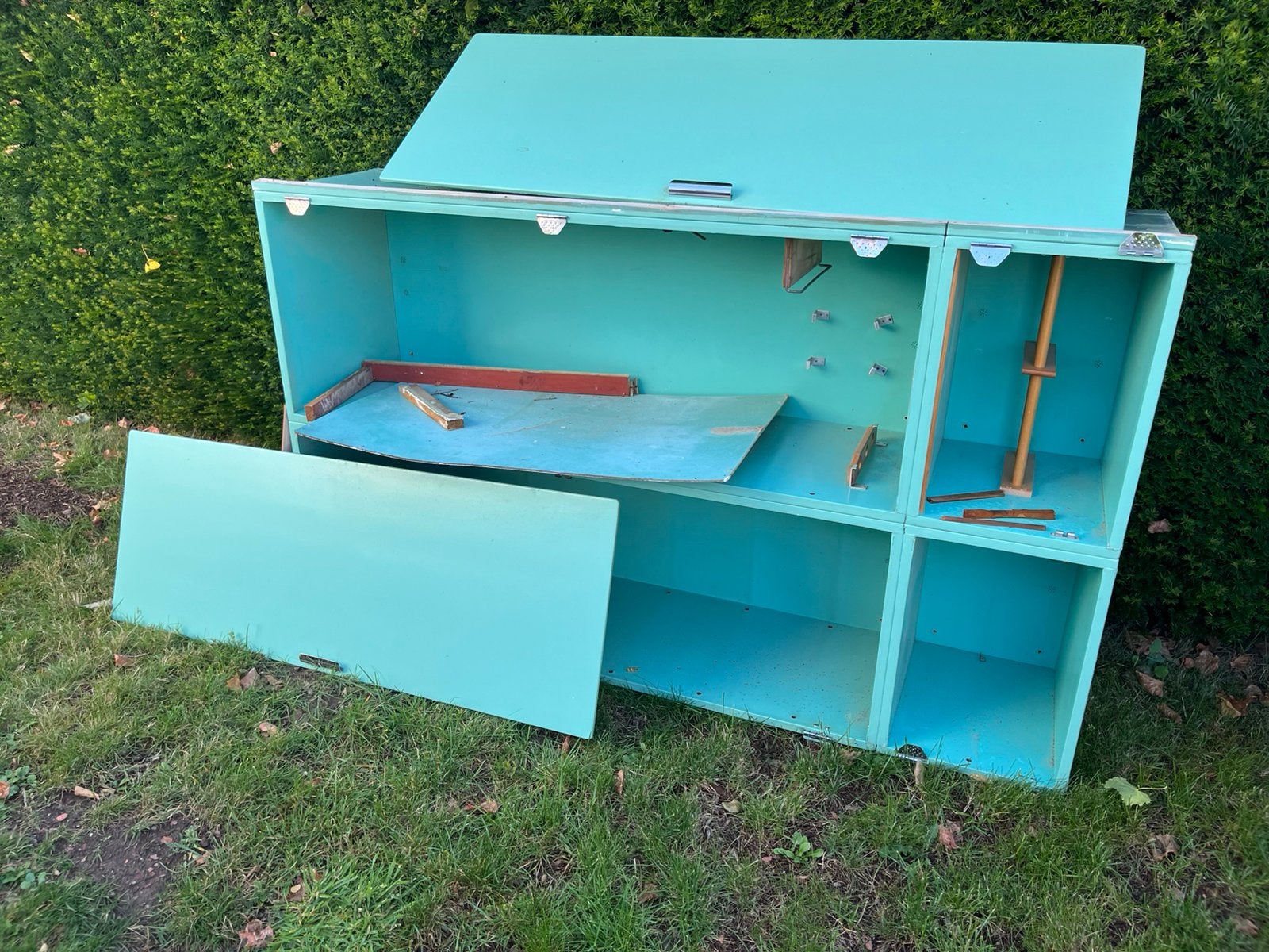 Vintage keukenkasten wie kan deze gebruiken?, Huis en Inrichting, Ophalen, Gebruikt