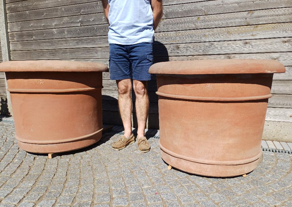 Toscaanse terracotta, Ophalen, Gebruikt, Rond, Balkon