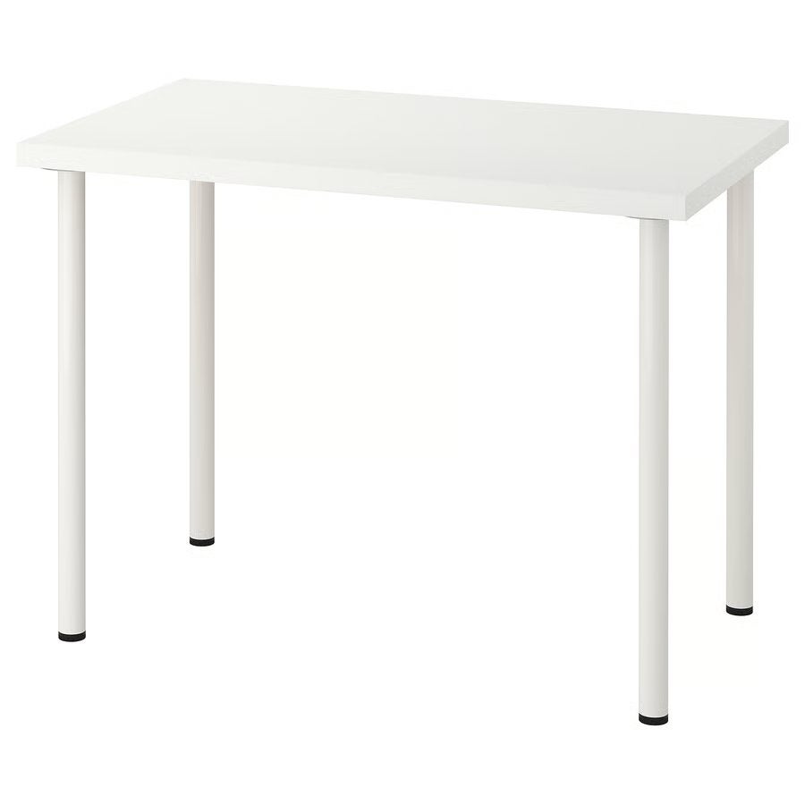 Witte bureau IKEA 100cm breed - perfecte staat, Maison & Meubles, Enlèvement, Comme neuf, IKEA