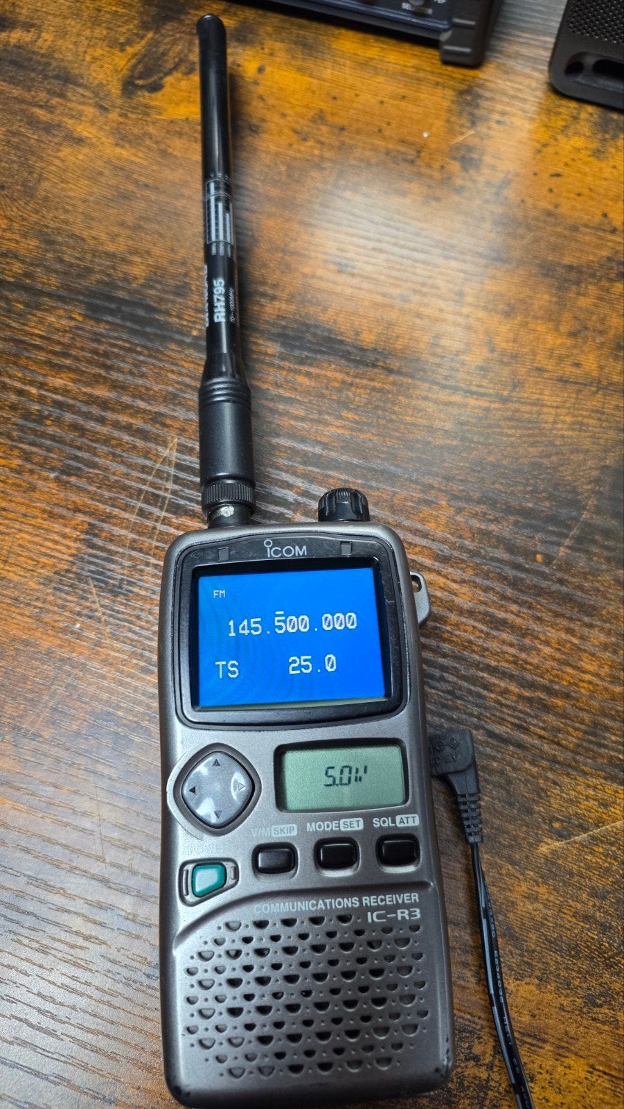 Icom IC-R3 breedband ontvanger., Télécoms, Enlèvement ou Envoi, Utilisé, Récepteur