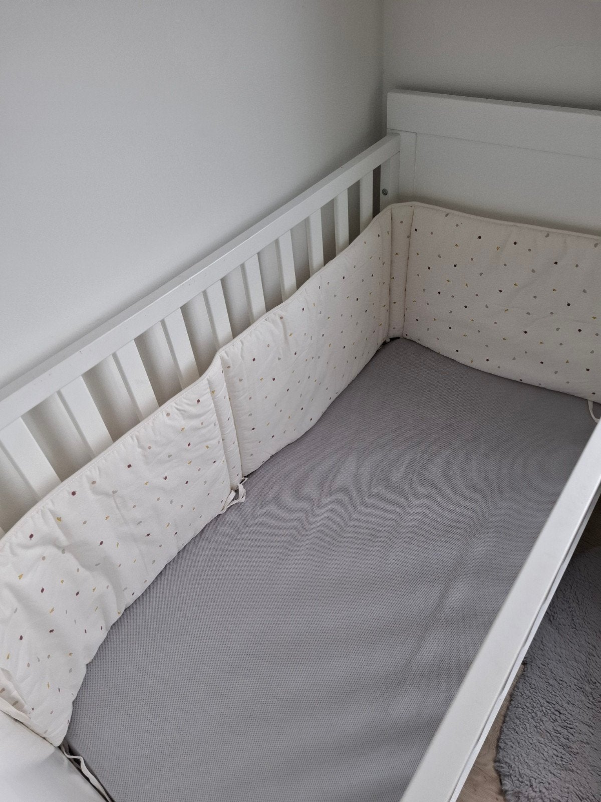 2x bedomrander babybed 60x120, Kinderen en Baby's, Ophalen, Zo goed als nieuw, 140 tot 160 cm, Minder dan 70 cm