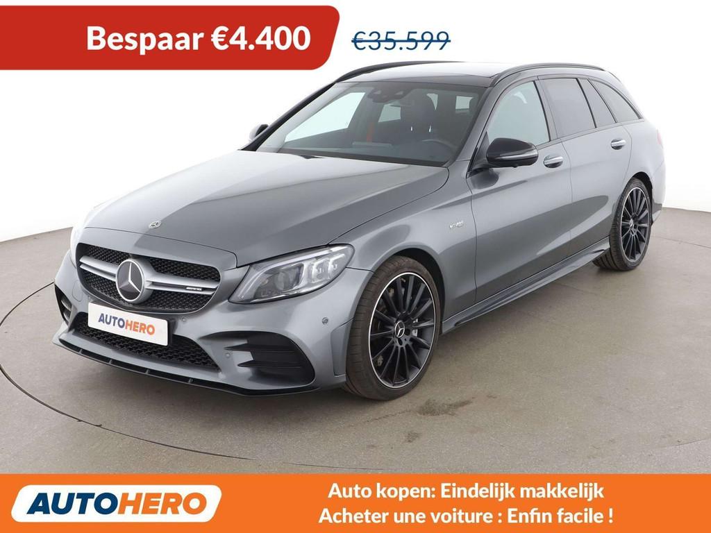 Mercedes-Benz C-Klasse 43 AMG C 43 AMG T 4Matic, Autos, Cuir, Argent ou Gris, Achat, Euro 6