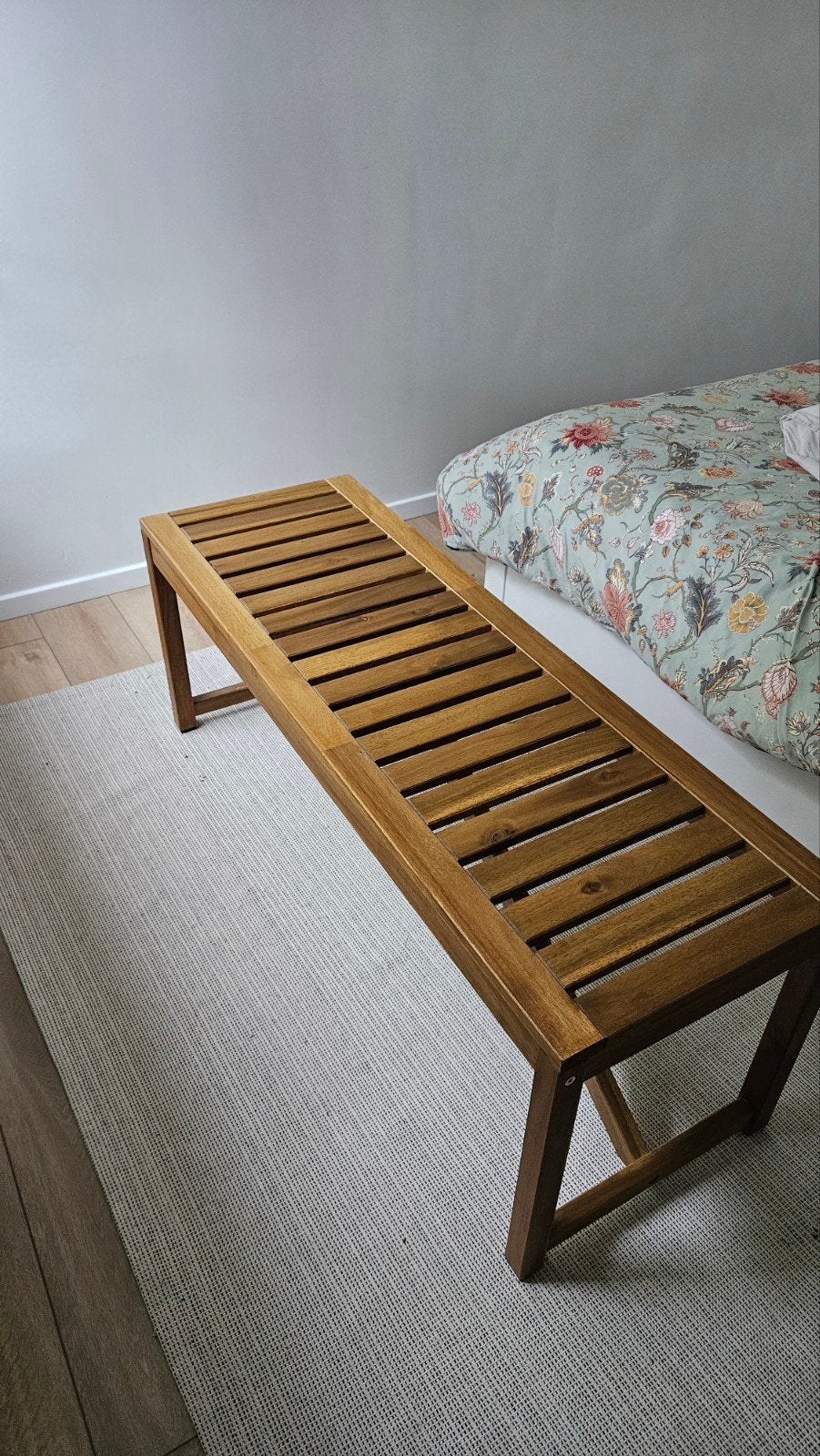 Banc en bois IKEA NÄMMARÖ, Maison & Meubles, Chambre à coucher | Lits, Enlèvement, Brun, Bois, 120 cm