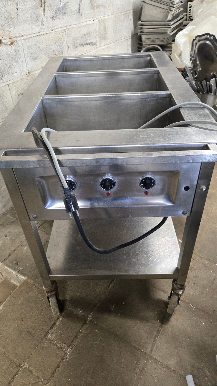 Bain marie 3x1GN, Ophalen