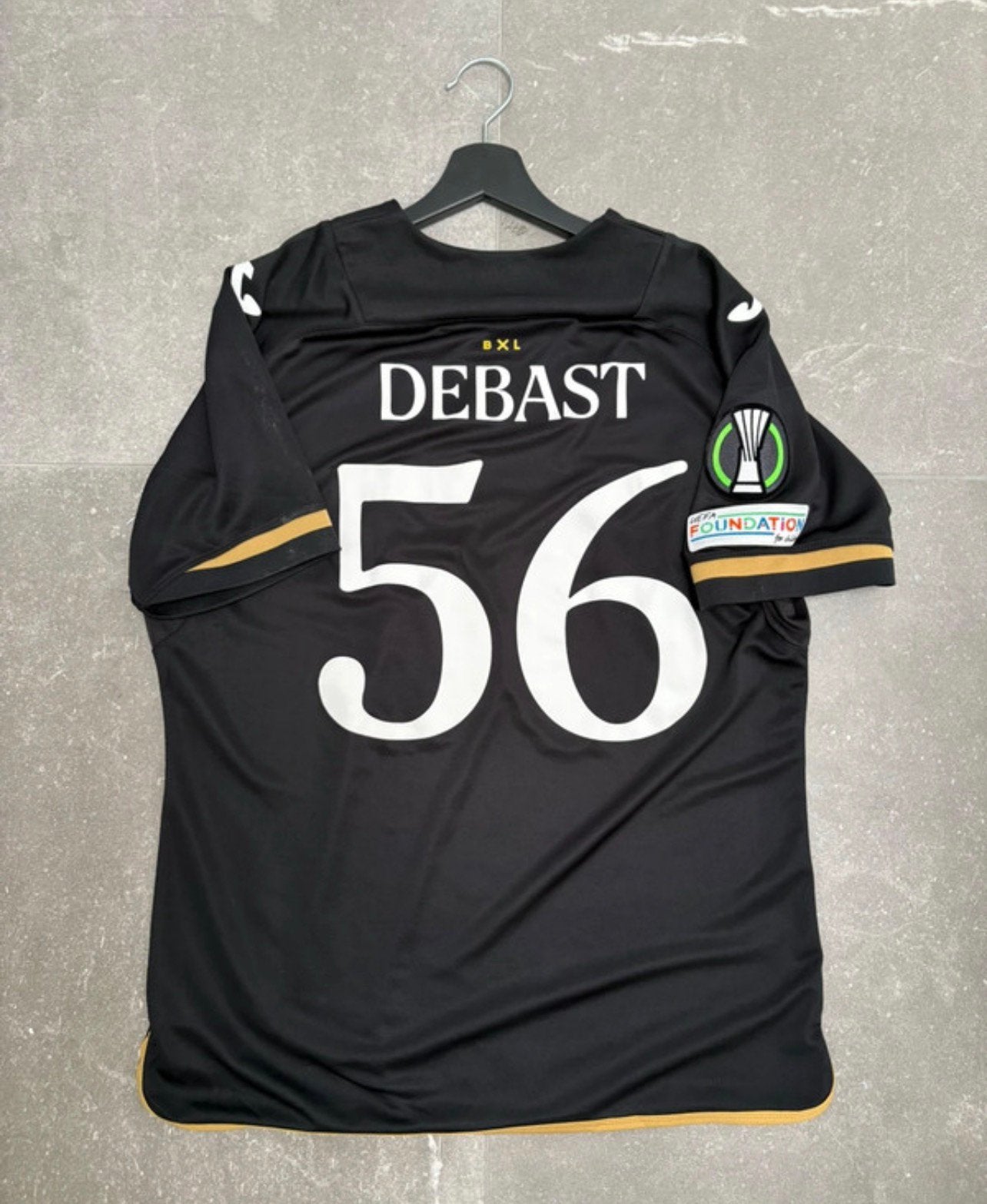 Matchworn shirt rsca, Taille XL, Enlèvement ou Envoi, Comme neuf, Maillot