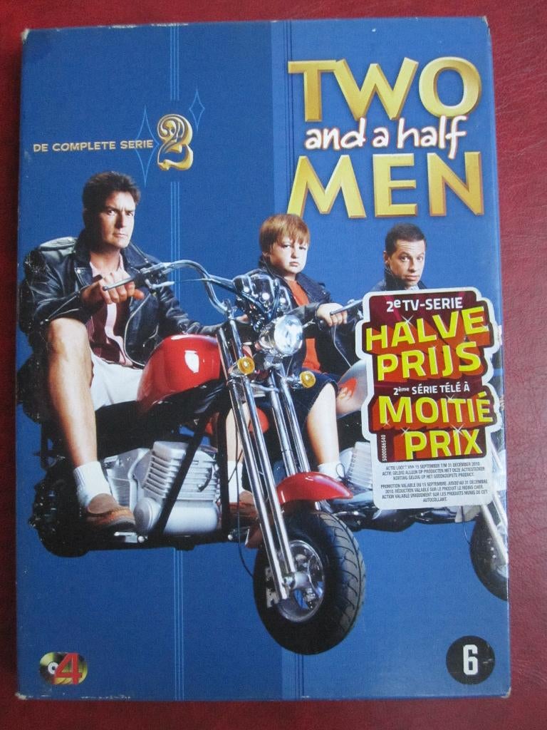 Two and a Half Men De complete serie 2 (2004) 4 disc, Cd's en Dvd's, Dvd's | Tv en Series, Alle leeftijden, Boxset, Ophalen of Verzenden