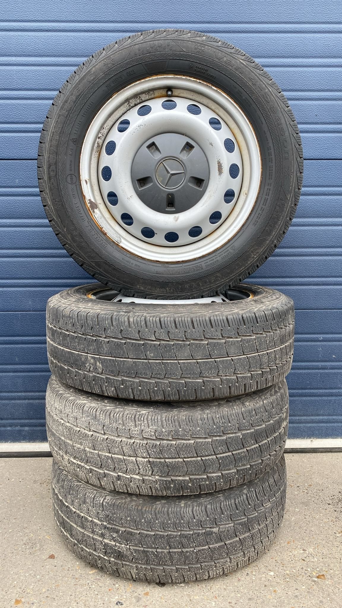 Mercedes-Benz Vito Viano Allseason Banden Set 195-65-16 5x11, Pneus et Jantes, 4 Saisons, 16 pouces, Utilisé