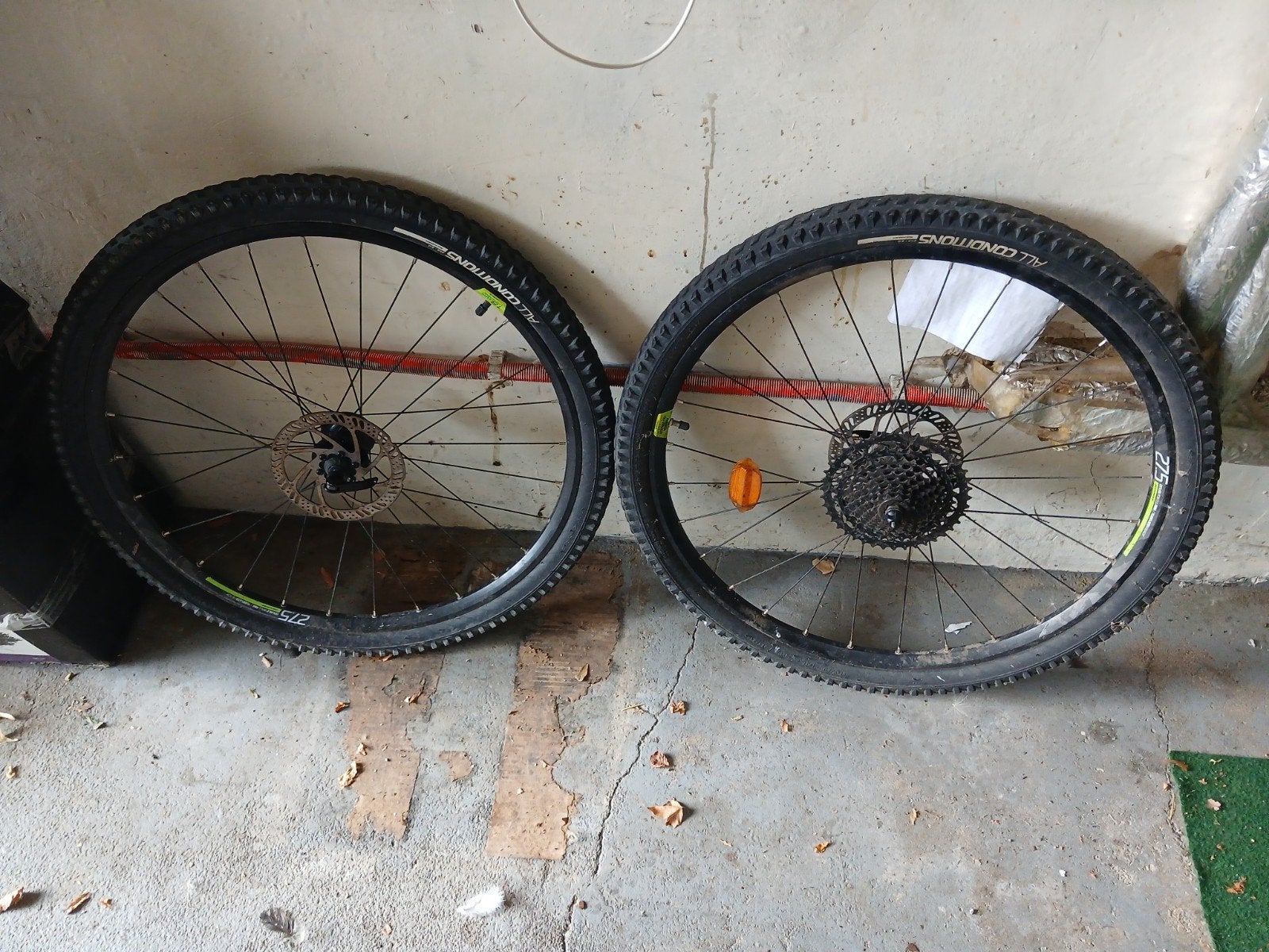2 wielen 27.5 inch, Ophalen
