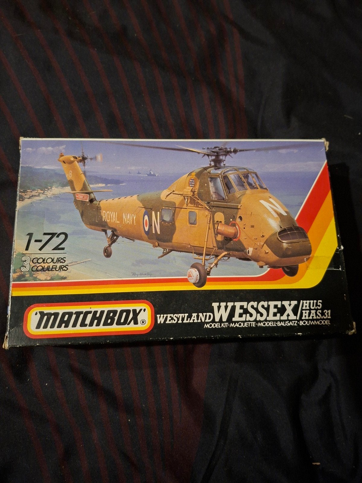 Te koop als vintage Westland Wesex Matchbox model, Overige merken, 1:72 tot 1:144, Helikopter, Ophalen of Verzenden