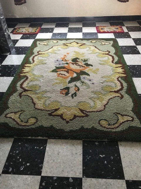 TAPIS SMYRNA, Enlèvement ou Envoi, Utilisé, Rouge