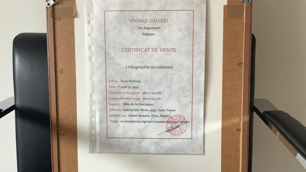 Hartung, Antiek en Kunst, Kunst | Etsen en Gravures, Ophalen of Verzenden