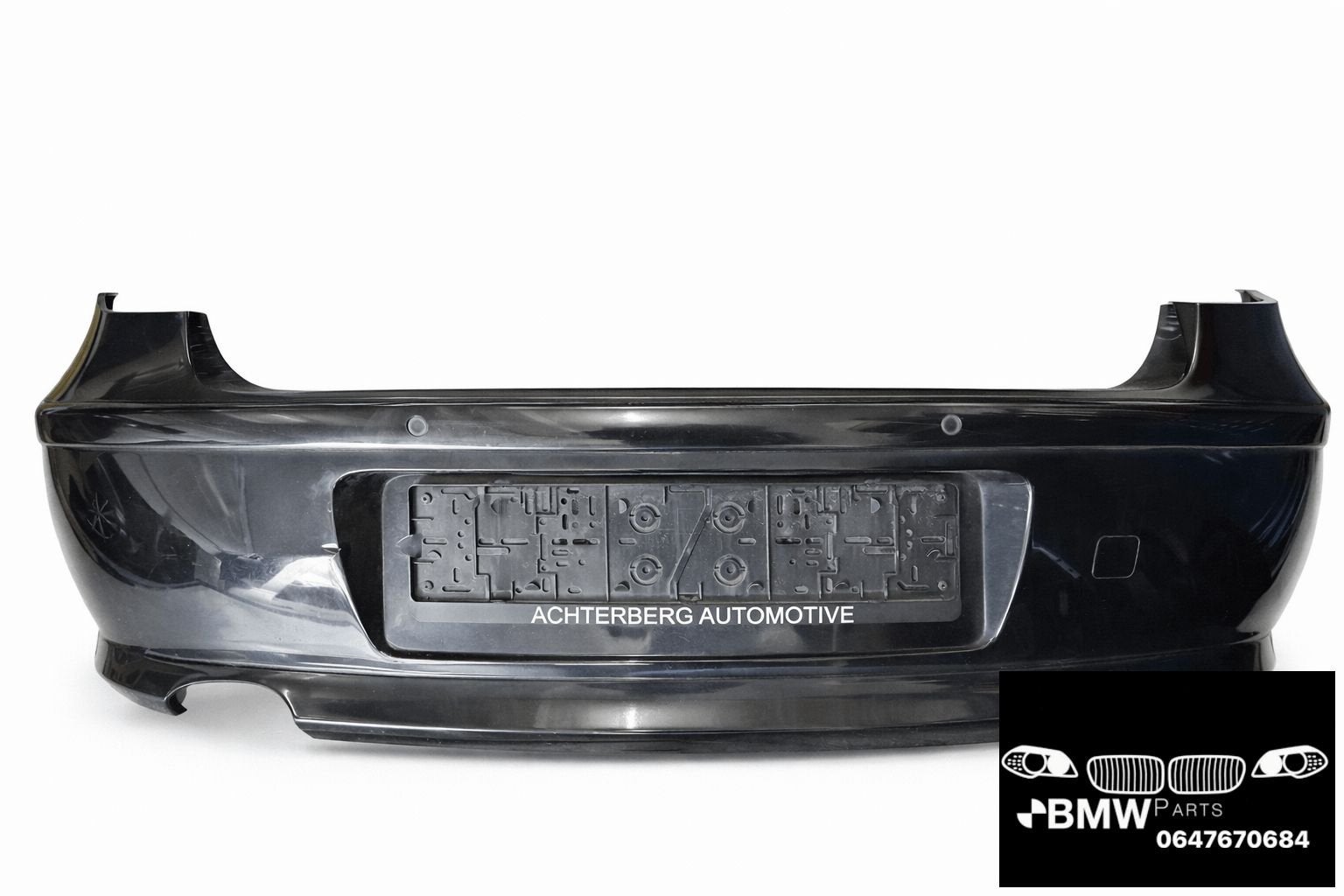 Achterbumper bumper Bmw 1-Serie E81 E87 Schwarz 2, Arrière, -, Origine de la pièce connue, Utilisé