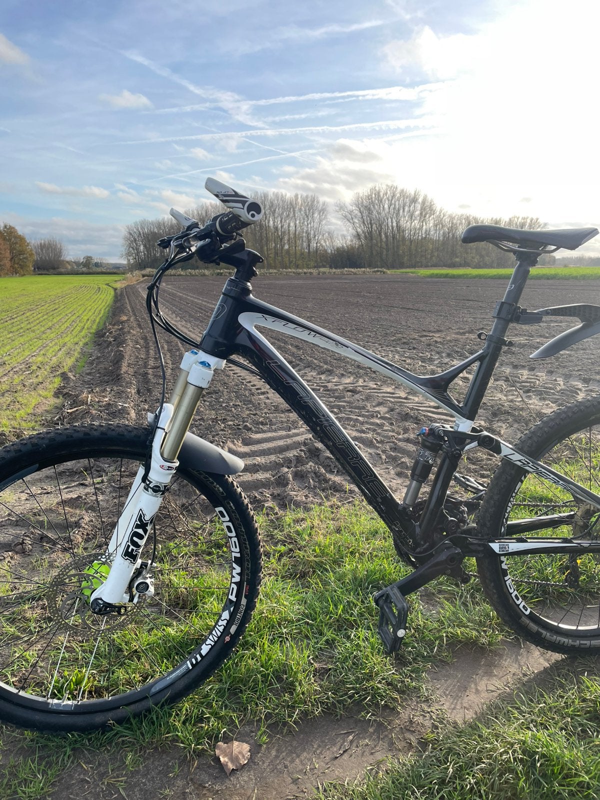 Full Suspension MTB, maat L, Fietsen en Brommers, Zo goed als nieuw, Schijfrem, 53 tot 57 cm, Ophalen